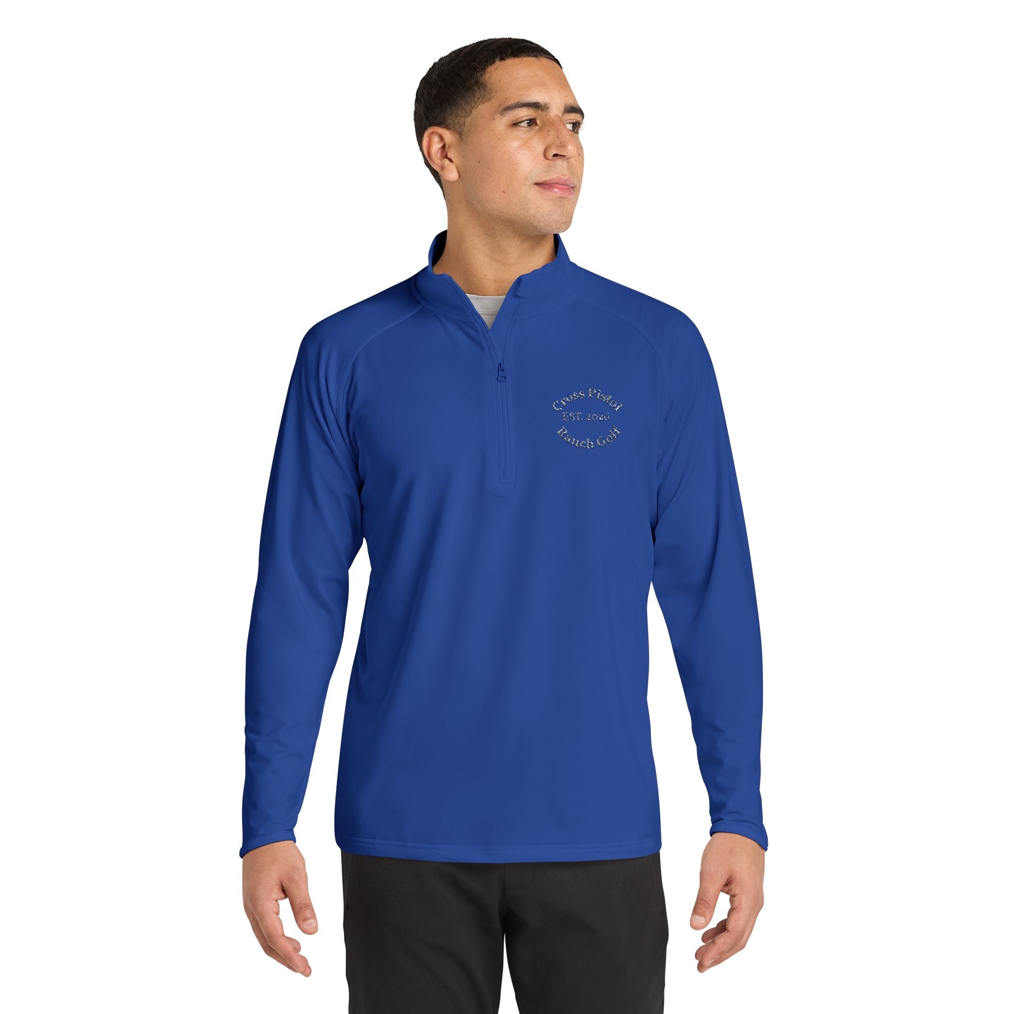 Men's Sport-Wick® Stretch Quarter-Zip Pullover (Embroidery)