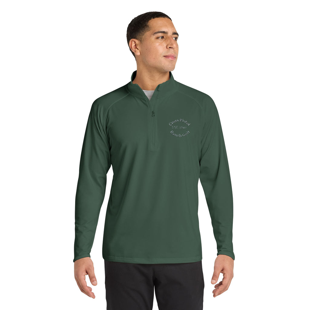 Men's Sport-Wick® Stretch Quarter-Zip Pullover (Embroidery)