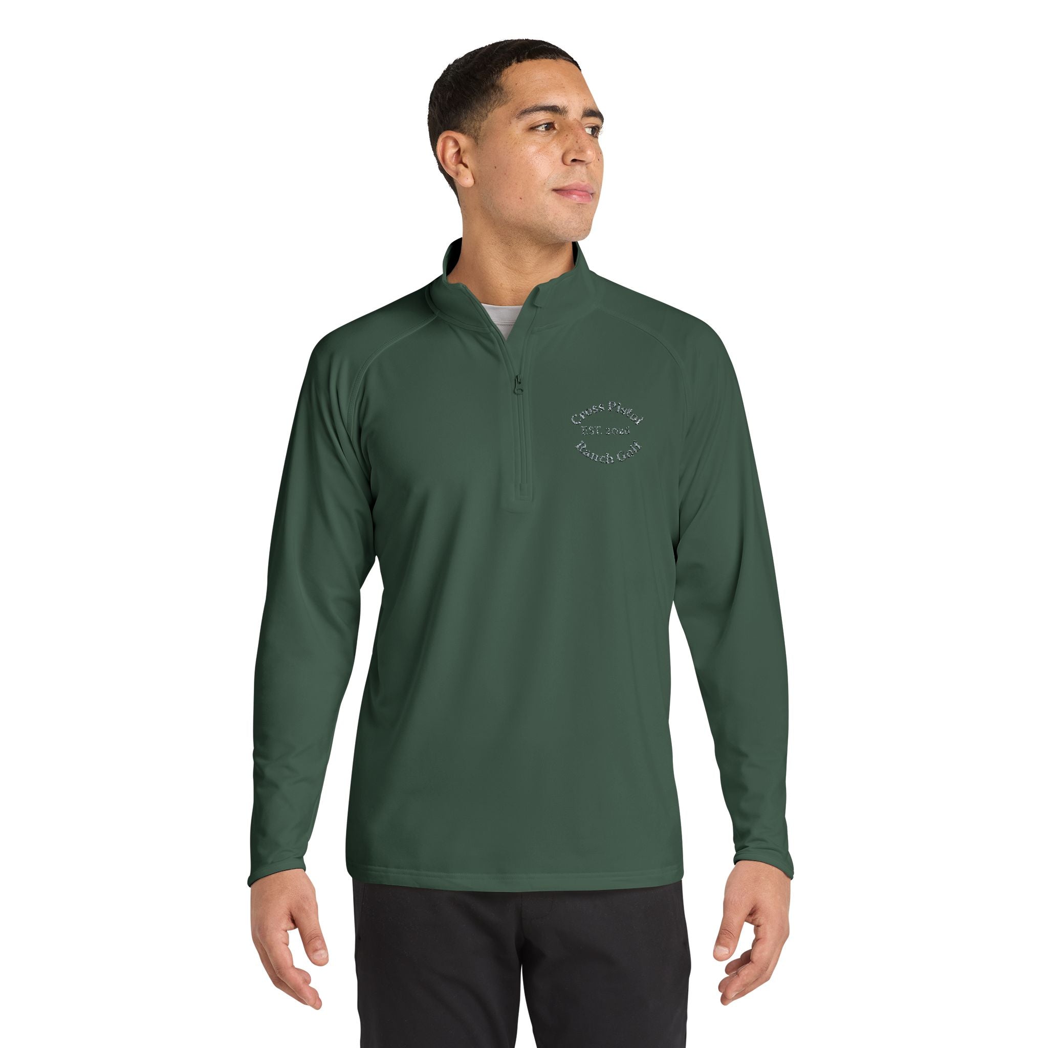 Men's Sport-Wick® Stretch Quarter-Zip Pullover (Embroidery)