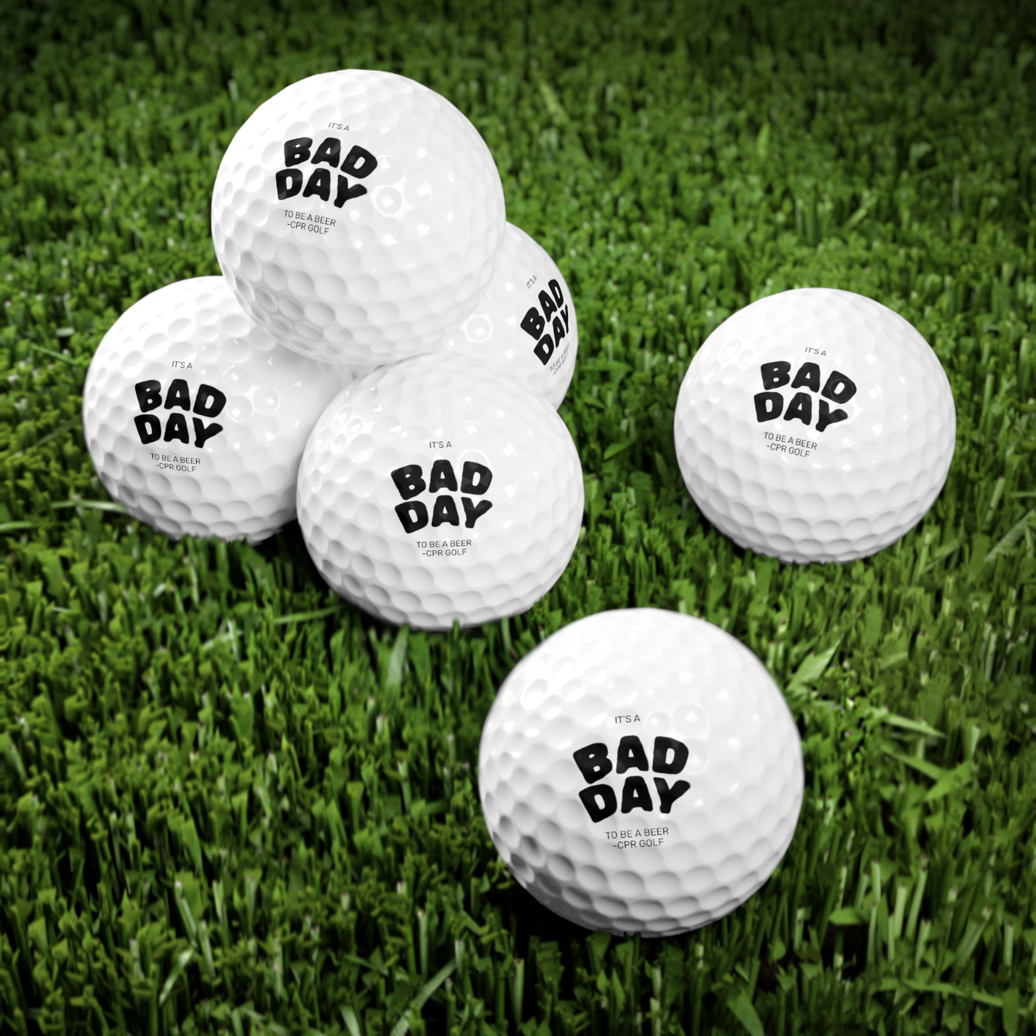 Golf Balls, 6pcs